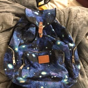 Pink Galaxy Backpack! give me best offer!
